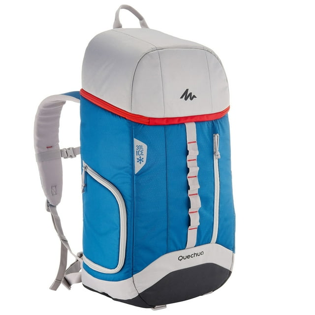 Quechua Hiking 36 Can Cooler Backpack , Blue Multi