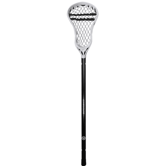 Warrior Junior Recreational 35" Aluminum Lacrosse Player Stick - Unisex - Black - Designed for Fun